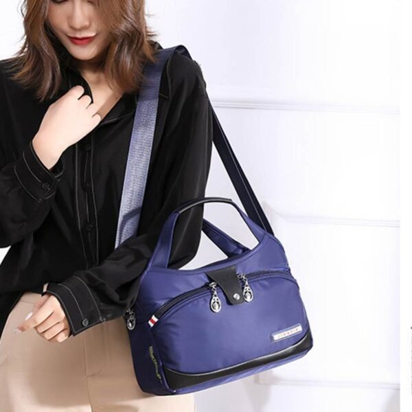 Large Capacity Waterproof Anti-theft Fashion ( blue color) - Image 2